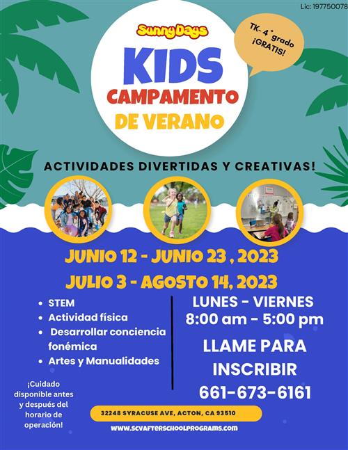 Kids Summer Camp S
